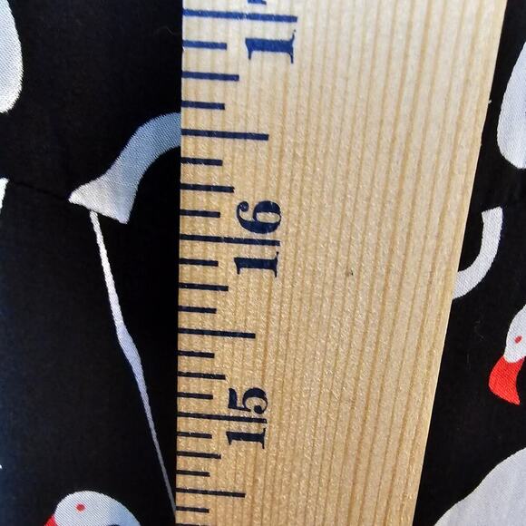 Traffic People Jumpsuit Womens Medium Black Flamingos Preppy Chic - Picture 8 of 13